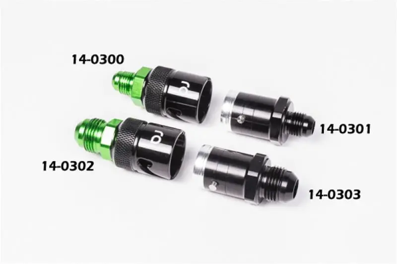 Radium Engineering 14-0301 An Orb Dry-Break Quick-Connect Fitting 1