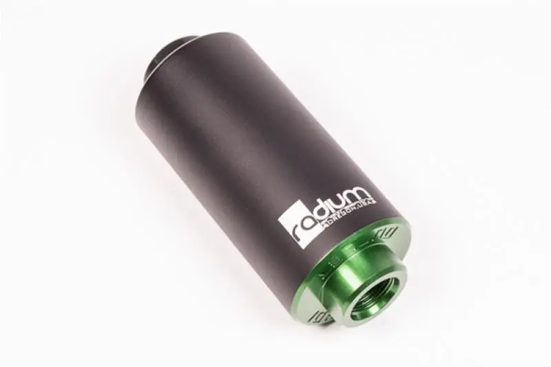 Radium Engineering 20-0220-04 High-Flow In-Line Fuel Filter – Race-Proven Filtration 1
