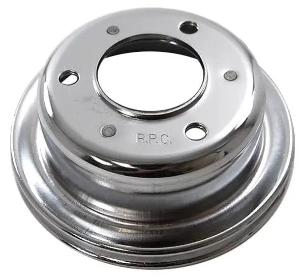 Chrome Steel Crankshaft Lower Pulley – 6-5/8" Diameter, Single-Groove Design, 2" Depth (Rpcr8971) 1