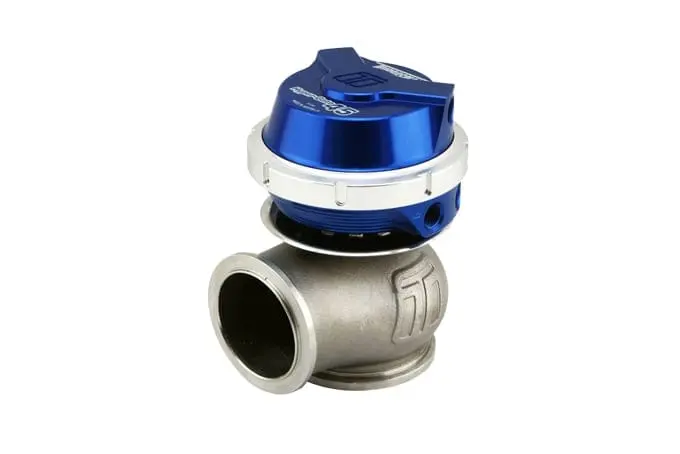 Genv Hypergate45 Wastegate – 14 Psi Boost Control, Blue Anodized Finish 1